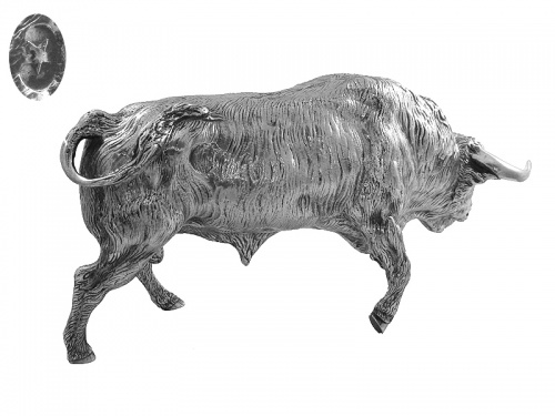 Continental Solid Silver Bull 1980